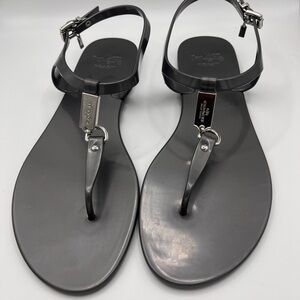 COACH PLATO THONG JELLY SANDALS